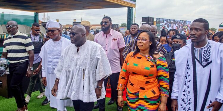 Chief of Staff Hon. Julius Debrah Lights Up the 2025 Dodowa Ngmayem Festival!