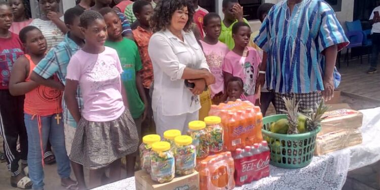 Nana Hemaa Nhyira Frimpong Celebrates Birthday With Orphanages At Nungua
