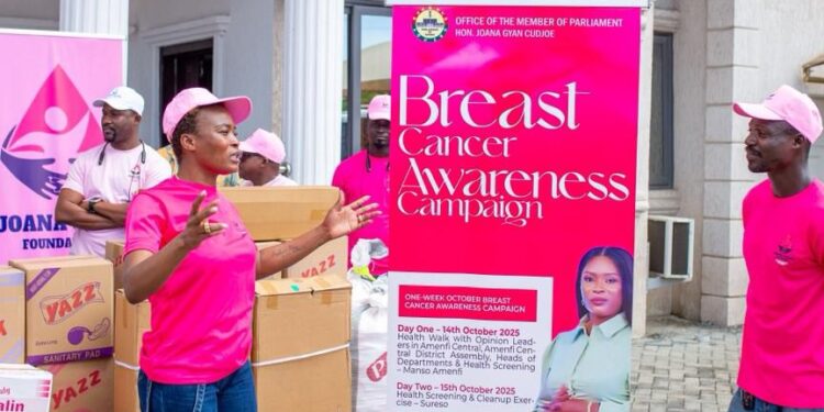 Amenfi Central Launches Week-Long Breast Cancer Awareness Campaign