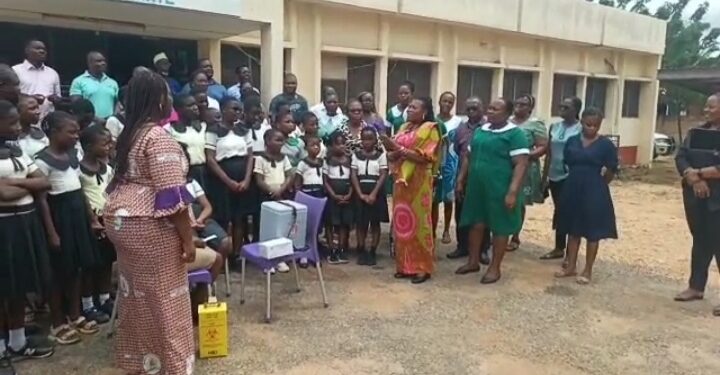 HPV Vaccination Behins in South Tongu