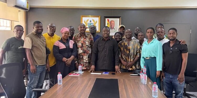 Ayawaso North Youth Group Visits Deputy Tourism Minister