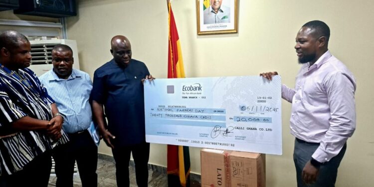 Callighana supports National Farmers’ Day with GH¢50, 000 donation