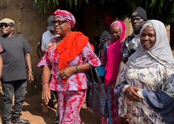 Hajia Zuwera Supports Bereaved Family, Inspects Projects in Salaga-South
