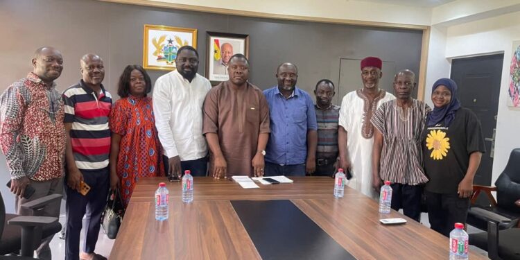 Ayawaso North NPP Executives Pay Courtesy Call on Deputy Tourism Minister
