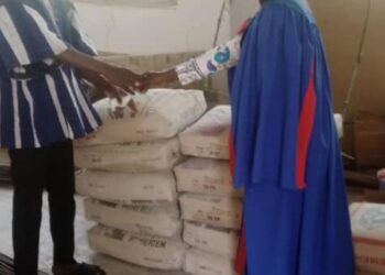 Hlevi-Toklokpo Assembly Member Donates Cement to Support Church Infrastructure Projects