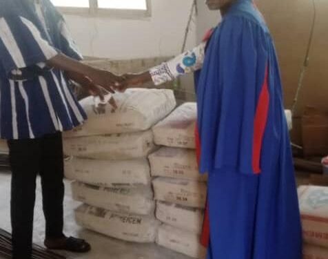 Hlevi-Toklokpo Assembly Member Donates Cement to Support Church Infrastructure Projects