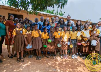 Gender Minister Begins Monitoring Tour of School Feeding Programme in Greater Accra