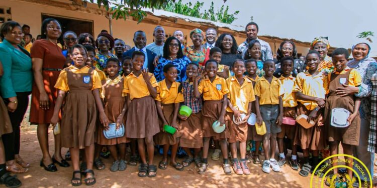 Gender Minister Begins Monitoring Tour of School Feeding Programme in Greater Accra