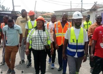 Okaikwei North MP Inspects GARID Road Projects