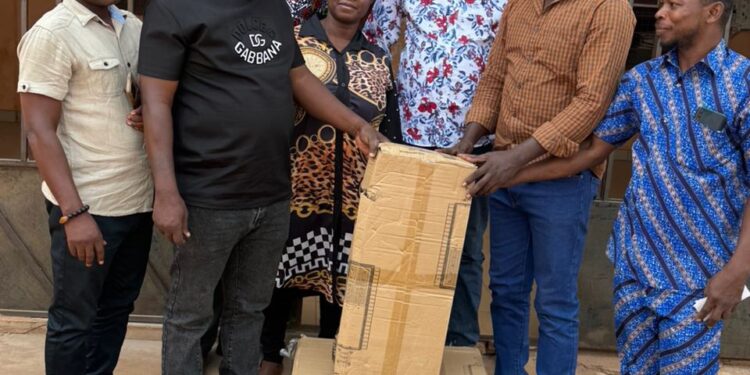 Salaga-South MP Supports Salaga SHS with Streetlights to Improve Campus Security