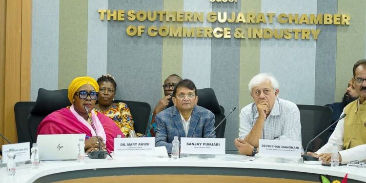 GFZA Strengthens Ghana–India Trade Ties at SGCCI Global Exhibition in India