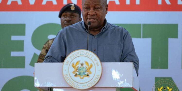 Mahama Touts Economic Stability, Pushes Massive Dev’t Agenda for Savannah Region