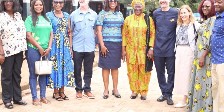 GSFP, Dev’t Partners Assess School Feeding Programme at Flagstaff House Basic School