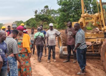 Hajia Zuwera Inspects Progress of Bimbilla–Salaga Road Project