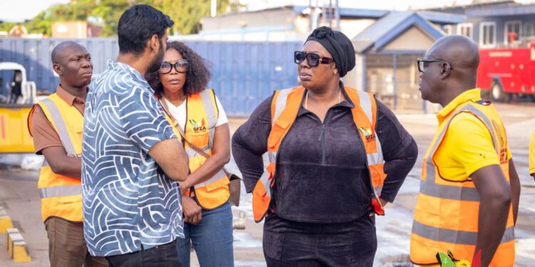 GFZA Assures Melcom of Support After Tema EPZ Warehouse Fire