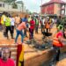 Army, Police Chiefs Join LaDMA, NADMO for 2-Day Clean-Up in Flood-Hit Tsa-Addo