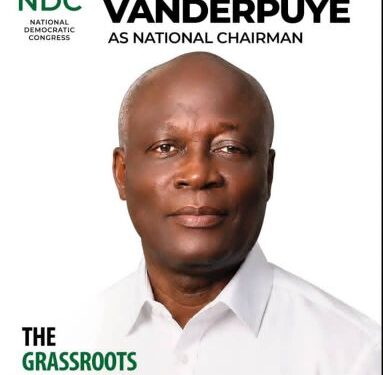Supporters Endorse Nii Lantey Vanderpuye for NDC National Chairman, Hail His Grassroots Leadership