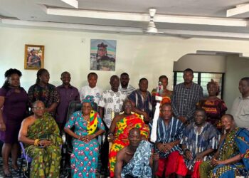 South Tongu DCE Engages Vume Chiefs on Development Needs
