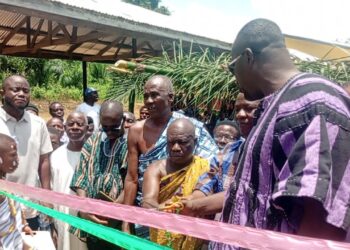 Nkwanta South MCE, MP Commission School Facilities at Nkpaya