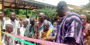 Nkwanta South MCE, MP Commission School Facilities at Nkpaya
