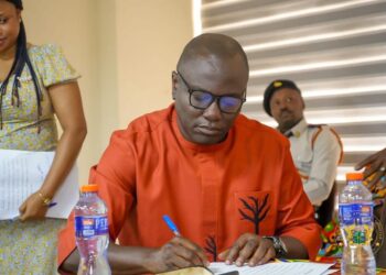 Ayawaso West MCE Michael Mensah Inaugurated Into Municipal Health Committee