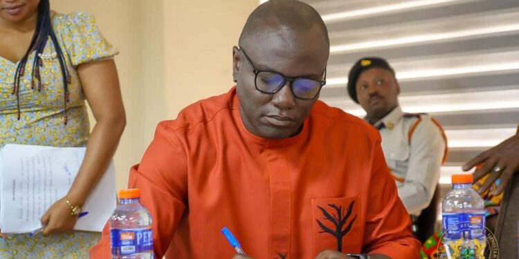 Ayawaso West MCE Michael Mensah Inaugurated Into Municipal Health Committee