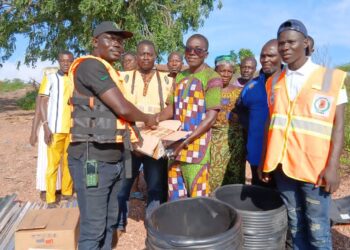 OTI REGIONAL NADMO DIRECTOR VISITS FLOOD AND WINDSTORM VICTIMS IN NKWANTA SOUTH