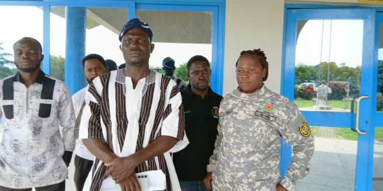 Oti Regional NADMO Meets Collaborative Agencies to Tackle Floods, Bushfires, and Food Security